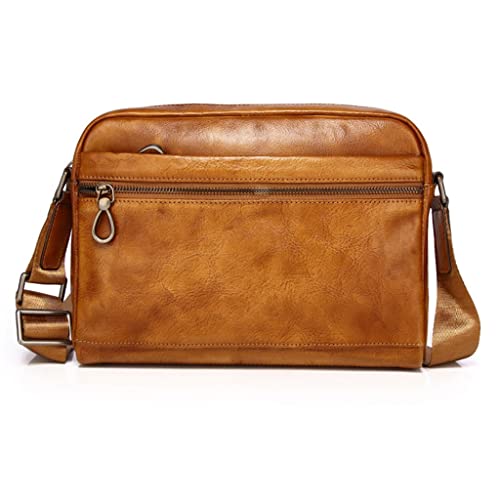 Men's Leather Shoulder Bag Leather Casual Messenge Bags Crossbody Bag Messenger Bags - Main Image