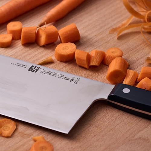 ZWILLING J.A. Henckels ZWILLING Gourmet 7" Chinese Chefs Knife/Vegetable Cleaver,Black/Stainless Steel - Thumbnail 3