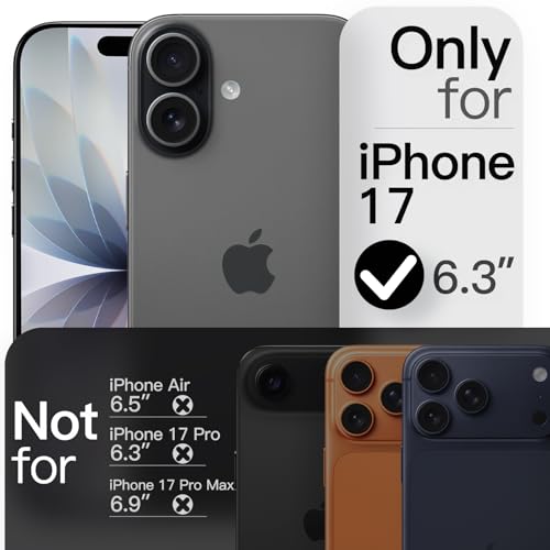 Image of JETech Slim Case for iPhone 17 6.3-Inch, Ultra-Thin Lightweight Minimalist Phone Cover with Camera Lens Protection, Matte Anti-Fingerprint Finish (Deep Blue)