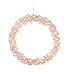 Produktbild Spetebo LED Metallkranz zum Hängen 30 cm - rosé gold - Deko Kranz mit 35 LED in warm weiß - Weihnachten Advent Tür Wohnen Dekoration