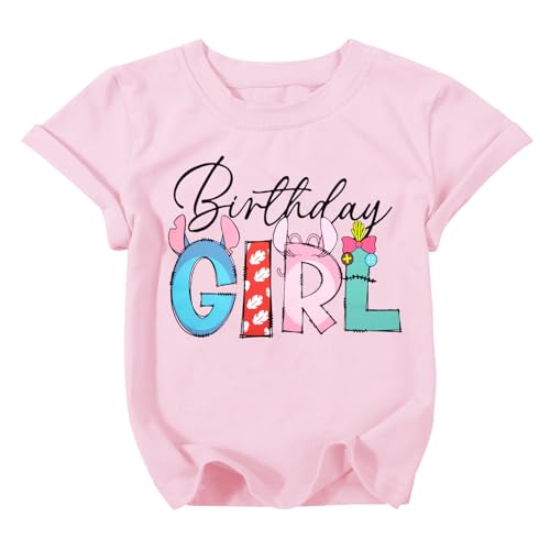 Birthday Girl Shirt Magical Castle Tshirt Birthday Shirts for Kids Funny Birthday Party Gift Tees Cute Graphic Tops