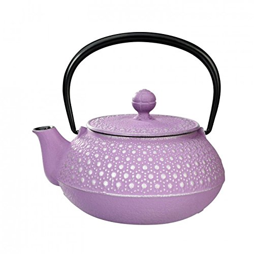 Kikko Silver Violet Cast Iron Teapot 0.55L