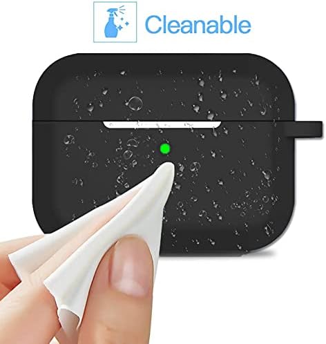 Compatible with Echo Buds 2 Case, Giaogor Silicone Case Cover Easy Carrying Protective Case Cover Compatible with Echo Buds 2 (Black)