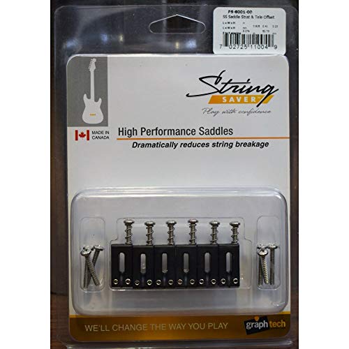 graphtech(�O���t�e�b�N) PS-8001-00 STRING SAVER ORIGINALS FOR STRAT ��TELE 2 1/16" SPACING �u���b�W�T�h�� �I�t�Z�b�g�^�C�v