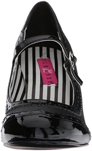 Pleaser Pink Label Women's Jenna06/Bpu-Pt Dress Pump, Black Faux Leather-Pat, 15 M US | Image 1