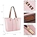 Montana West Tote Bag for Women Top Handle Satchel Purse Oversized Shoulder Handbag Hobo Bags Gift Pink MWC-118LPK