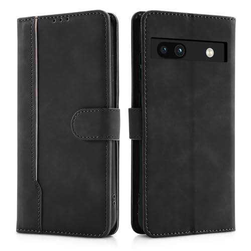 【CASAFUNY】Google Pixel 7a ケース 手帳型 耐衝撃 高質PUレザー 携帯ケース ピクセル7a ケース 手帳型 ビジネス風 携帯カバー pixel7a ケース おしゃれ googleピクセル7a ケース シンプル お洒落 カバー グー