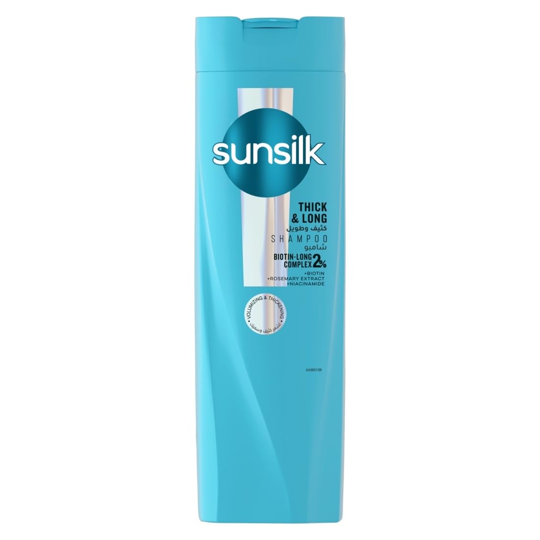 Shampoo, Thick & Long, strengthens hair follicles for healthy looking long hair, 400ml