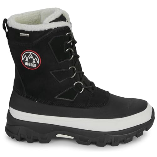 Aigle Herren Snow Schneestiefel, Schwarz, 44 EU, Schwarz, 44 EU