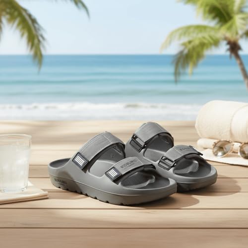 Image of KOBURG Nexa Sandals for Men| Stylish Trending | Comfortable | Super soft | Lightweight | EVA Sole | Casual Sandals | Slippers | Flip Flops for Men KF-464