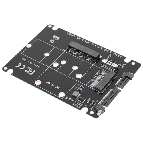 NUOBESTY B Key Msata Drive Adapter Iii to Converter for Computers Compatible with Notebooks Desktops Simple Design Performance