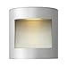 Hinkley Luna Collection 9" One Light 15W Integrated LED Small Outdoor Wall Mount, Titanium