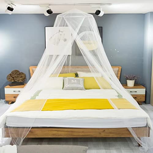 Ucthat Mosquito Nets, Round Hoop Sheer Bed Canopy For All Kids Baby Cribs, Ideal For Home Travel(Single Size) #TOP2