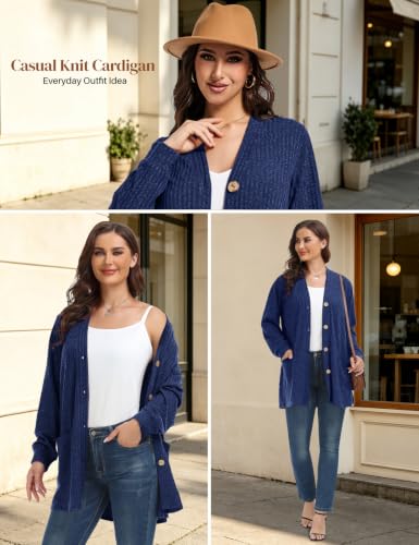 Image of MONNURO Plus Size Cardigan for Women Lightweight Open Front with Pockets