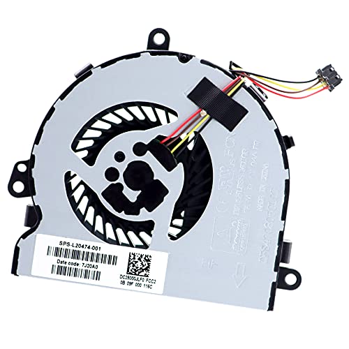 Deal4GO CPU Cooling Fan L20474-001 for HP 250 G7 255 G7 256 G7 15-DA 15-DB 15-DR 15-DX 15Q-DX 15T-DS 15-DA0024LA 15-DB0011DX
