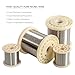Surprecision Pure Nickel Wire Diameter 1mm Length 5m/16.4ft, 99.9% Purity Nickel Wire for Manufacturing and Scientific Experiments