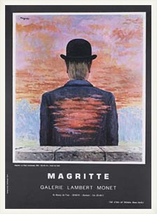 Amazon.co.jp: Poster René Magritte rewarded The Poet and Limited