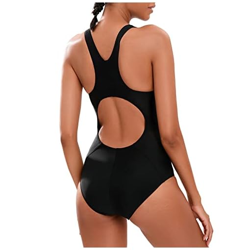 Veranobreeze Vrouwen Sport Een Stuk Badpak Racerback Gedrukt Sport Badmode - Image 4