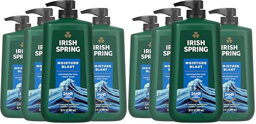 Irish Spring Moisture Blast Body Wash, 30 Oz Pump (Pack
