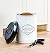 Amici Pet Buster All Natural Canister, Metal Storage Container with Handle Lid & Silicone Gasket Seal, Minimal Countertop Food Bin for Pantry, Pet Treats & Kitchen Dry Goods - 272 Oz (10.5