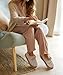 KuaiLu Zapatillas Casa Mujer Memoria cómoda zapatillas de punto de espuma de algodón térmica forrada piel peluche para mujeres calzado doméstico de invierno ortopedia Fascitis plantar Khaki 39-40 Imagen de KuaiLu Zapatillas Casa Mujer Memoria cómoda zapatillas de punto de espuma de algodón térmica forrada piel peluche para mujeres calzado doméstico de invierno ortopedia Fascitis plantar Khaki 39-40