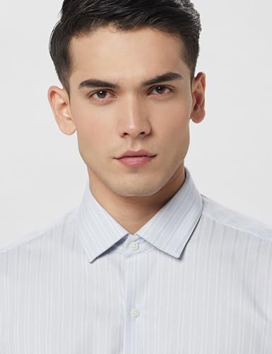 Image of Arrow Men's Cotton Striped Slim Fit Shirt
