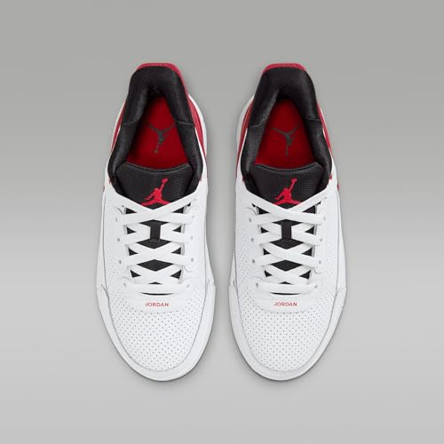 Jordan DAY1 EO Big Kids' Shoes (FQ1306-102, White/Black/Wolf Grey/University Red)4