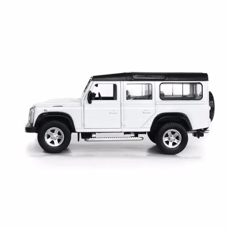 Image of Alloy Car Model Diecasts Metal Toy with Sound /Light /Pull-Back Off-Road Vehicles Car Model Collection Kids Toys Gift Multicolor Pack of 1 (Defender White)