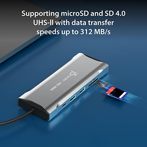Hub USB C 4K Triple Display HDMI DP j5create adaptateur multiprise Type C pour PC portable