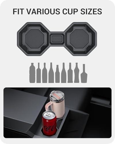 Portavasos insert para Tesla Cybertruck 2024-2026 miniatura 4