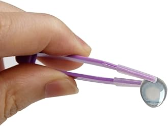 MorTime 5 pcs Portable Contact Lens Stick Tool Case Set (Inserter/Remover+Tweezer with Soft Tip)