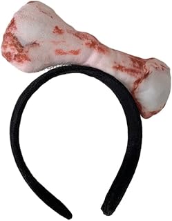 Food Themed Headband, Funny Meat Costume Headpiece for Party Cosplay, Novelty Photo Prop Headwear (Big Bones)