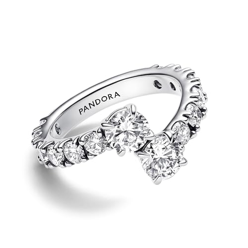 Bague en argent PANDORA Timeless avec pierres : le cadeau symbolique idéal