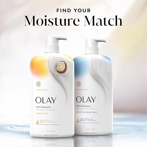 Olay Body Wash for Women, Ultra Moisture, Renews Extra Dry Skin, 24/7 Moisture Barrier Repair, Hydrating Formula for Visibly Healthy Soft Skin, Vitamin B3 & Hyaluronic Blend, All Skin Types, 29 fl oz - image 9