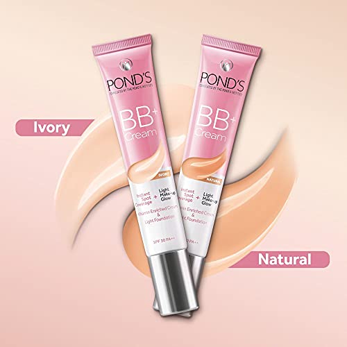 POND'S BB+ Cream, Instant Spot Coverage + Light Make-up Glow, Natural 18g - Image 5