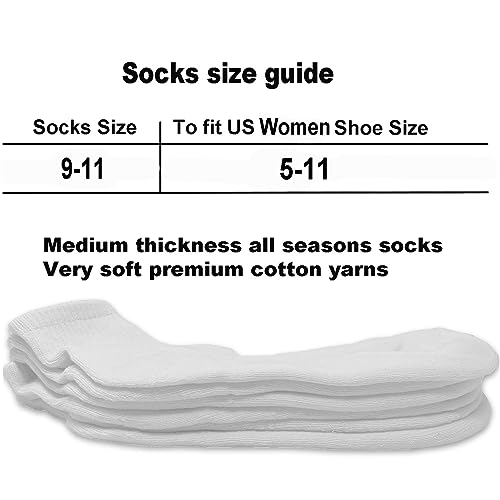 Glory Max 6 Pairs Women Ankle Socks Cotton Solid Color with Cushion for Athletic Running3