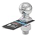 CURT 40004 Chrome Trailer Hitch Ball, 6,000 lbs, 2-Inch Diameter, 1 x 2-1/8-Inch Shank