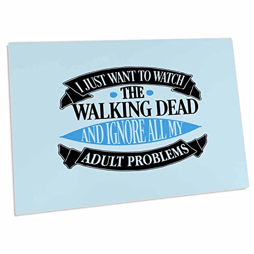 3dRose Adult Problems-Tapete de escritorio 23x16 pulgadas