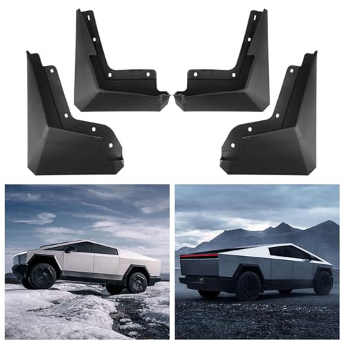 Salpicaduras de vehículos para Tesla Cybertruck 2024 con protección resistente al impacto 4