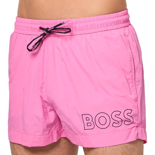 BOSS Men's Big Logo Swim Trunk3