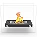 Regal Flame Indoor Outdoor Monrow Ventless Tabletop Portable Bio Ethanol Fireplace in Black
