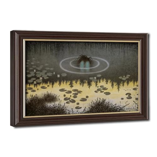 Poster Nøkken Theodor Kittelsen pour sublimer l'ambiance de votre salon ou bureau