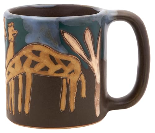 Mug de cerámica con diseño de jirafas 16 oz miniatura 6