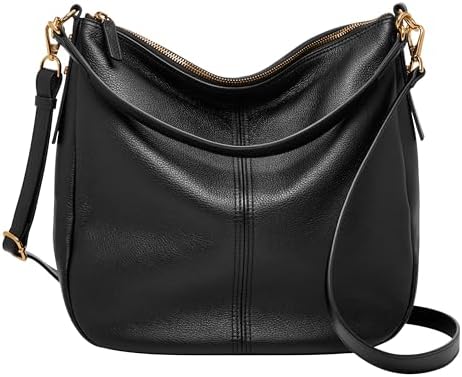 Fossil Women's Jolie Leather Hobo Purse Handbag for Women