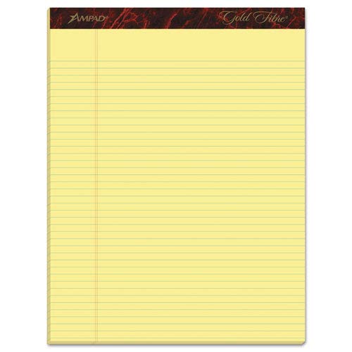 Feuilles lignées Gold Fibre Ltr jaunes de 50 pages pour organiser vos réunions et projets créatifs