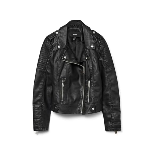 VERO MODA Damen VMKERRIULTRA Short Coated Jacket NO 10228728, Black, L