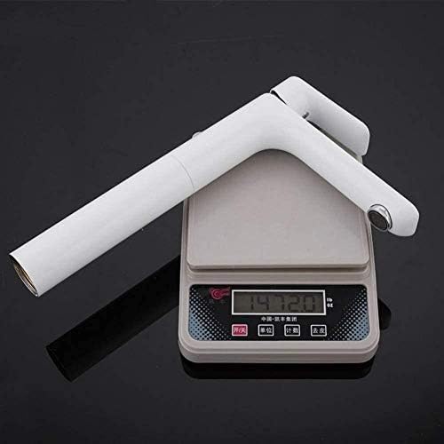 Robinet de salle de bain cascade blanc pour éviter les éclaboussures