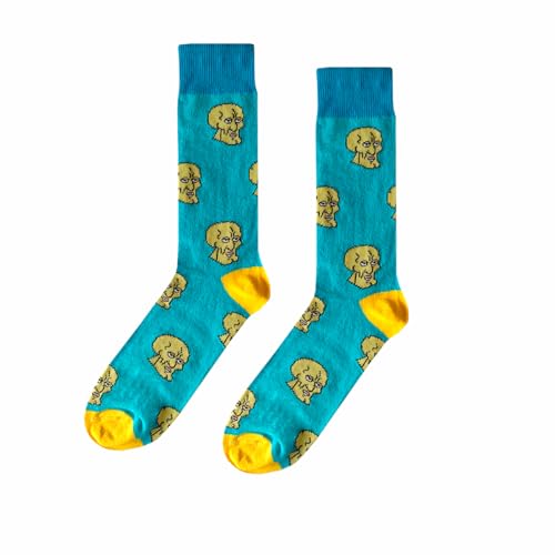 Calcetines Divertidos Calamardo Guapo Color Moda Algodón