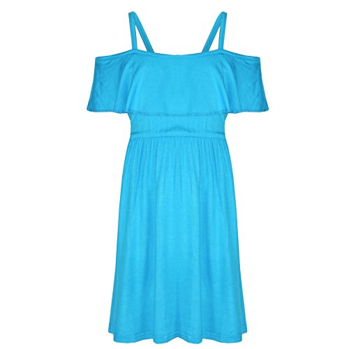 blue off the shoulder skater dress Lusting Off-Shoulder Mini Dress Blue main image 0