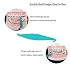 1/4 Inch Orthodontic Elastic Rubber Bands, 500 Pack Medium 3.5 Ounce Rubberbands Dreadlocks Hair Braids Fix Tooth Gap, 5 Pack Free Elastic Placer for Braces